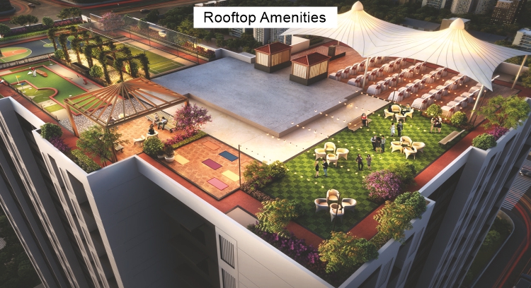 Ashar Axis - Rooftop amenities