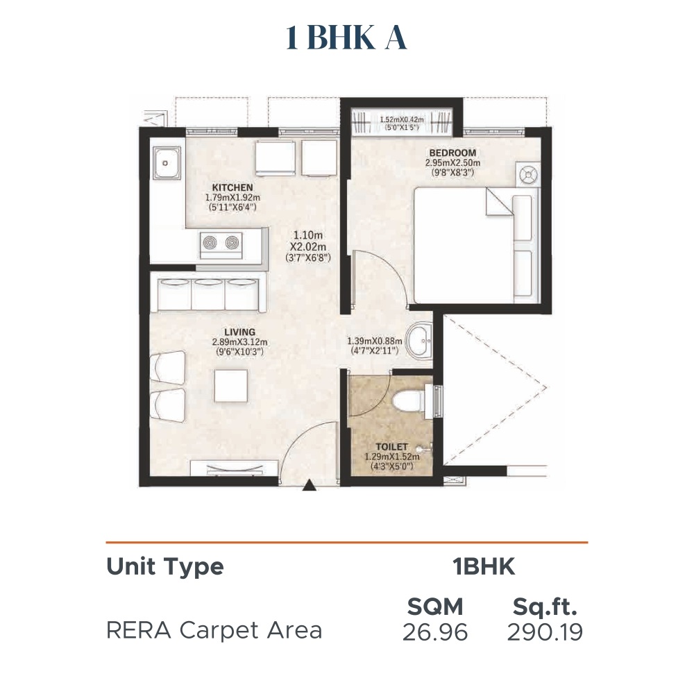 1 BHK A