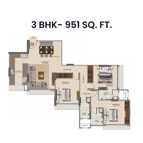 3 BHK