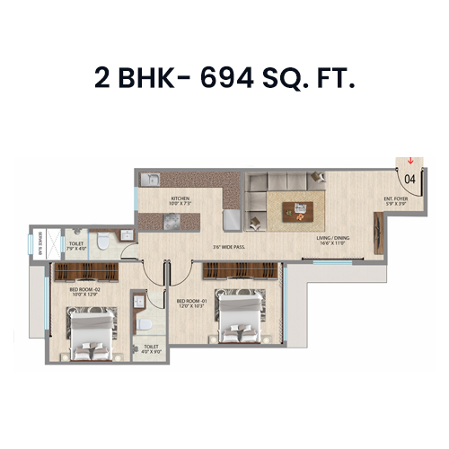 2 BHK
