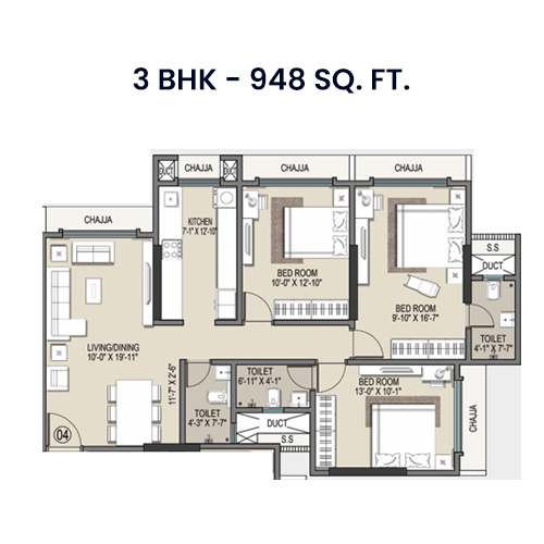 3 BHK