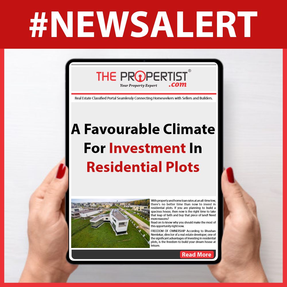 A favourable climate for investment in residential plots