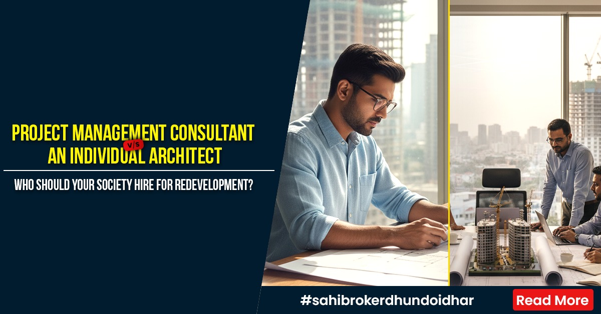 PMC vs Architect: Who Should Your Society Hire for Redevelopment?