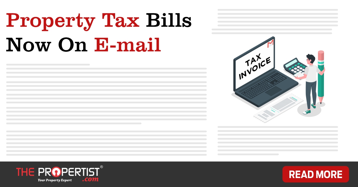 Property Tax Bills Now on Email