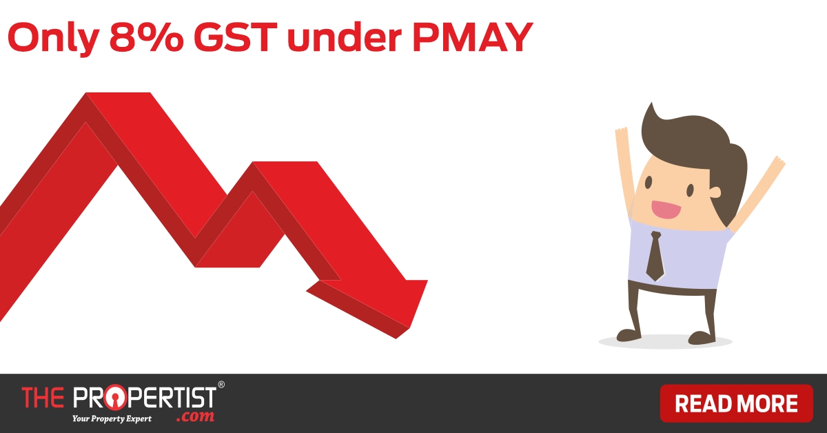 Only 8 per cent GST for houses under PMAY