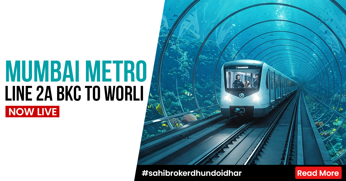 Mumbai’s New Underground Metro Line 2A  to Worli Now Live