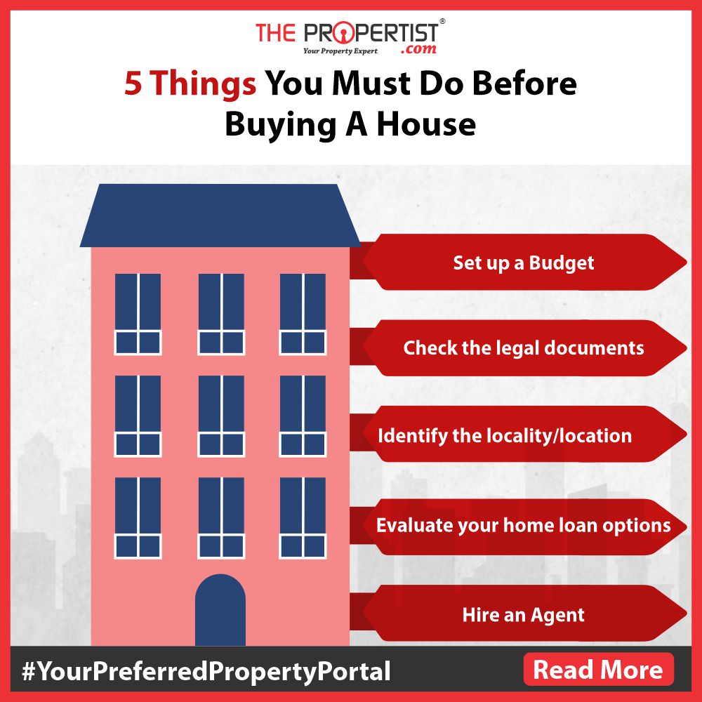 Five Things You Must Do Before Buying a House